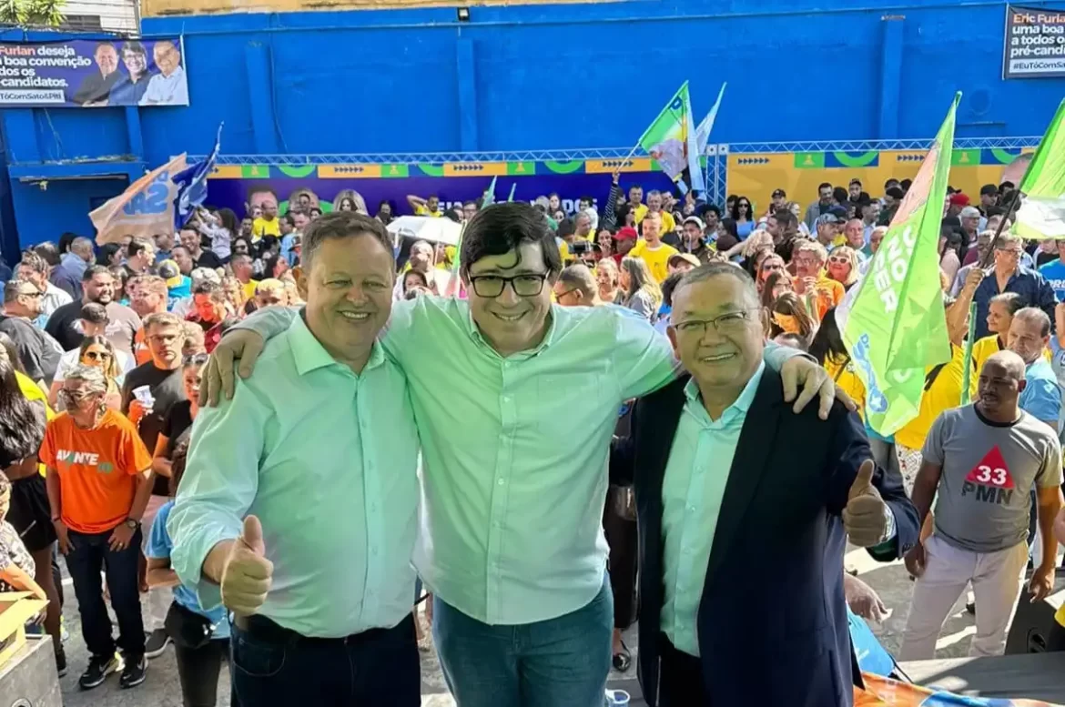 Eric Furlan participa da convenção partidária que oficializou Dr. Sato como candidato a prefeito de Jandira